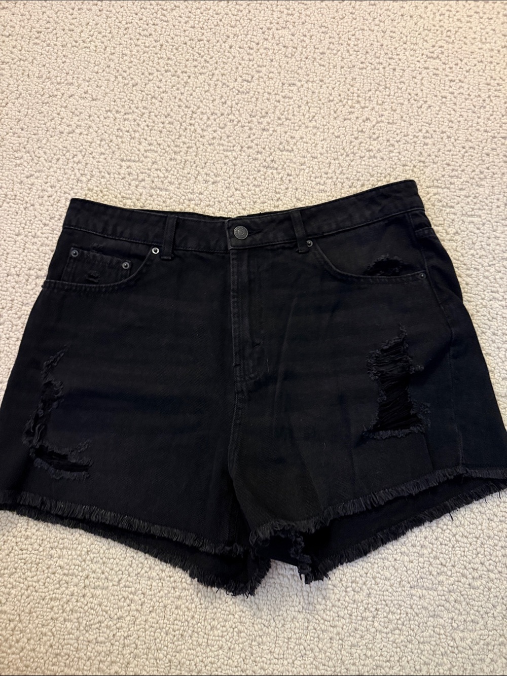 Wild Fable Black Distressed Women’s Denim Shorts